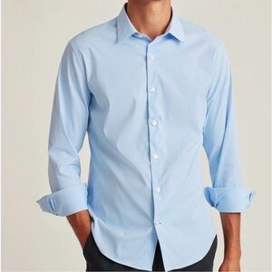 Bonobos Men's Casual Button Down Shirt - Blue Bondi Gingham Size Medium EUC